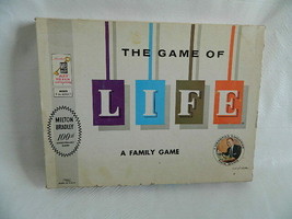 Vintage 1960 Milton Bradley Game of Life Board Game Complete Set Minus No. Board - $44.99