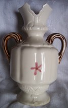 Vintage Porcelain Vase Hand Painted Enamel European Very Unique - Vases