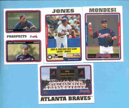 2005 Topps Atlanta Braves Baseball Team Set  - $6.99
