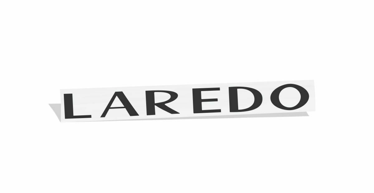LAREDO Emblem Overlay Decal Sticker - 2005-2021 Grand Cherokee Laredo