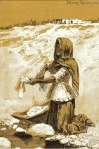 Mexican Woman Washing Frederic Remington Western Giclee Art Print + Ship... - $39.00+