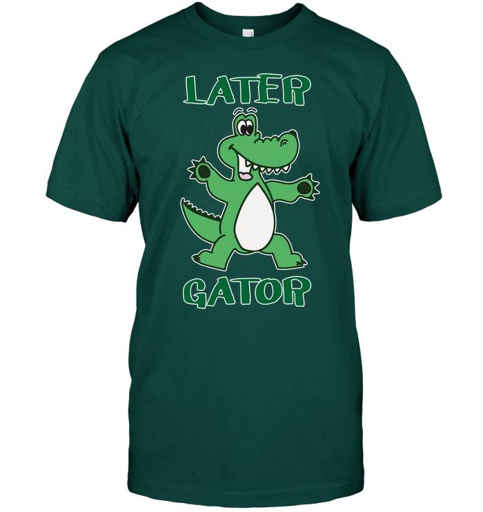 Kids Later Gator Shirt for Boys Funny Alligator Shirt Kids Tshirt Black ...