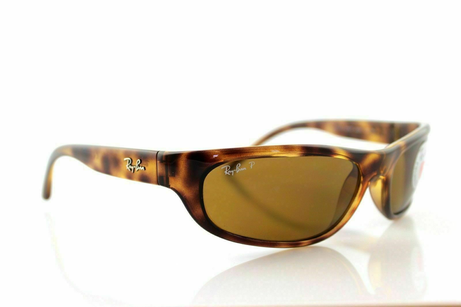 Ray Ban RB4033 642/47 60MM Polarized Genuine Predator Tortoise Wrap ...