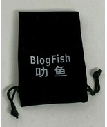 Blog Fish Long Black Suede Baggie 9.5&quot; x 3&quot; - $4.90