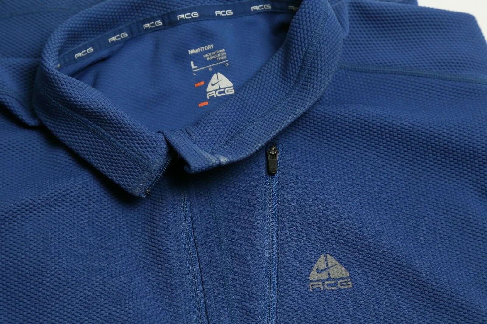 Men's Nike ACG Sweater Pullover NikeFitDry RN#104141 Blue Large ...