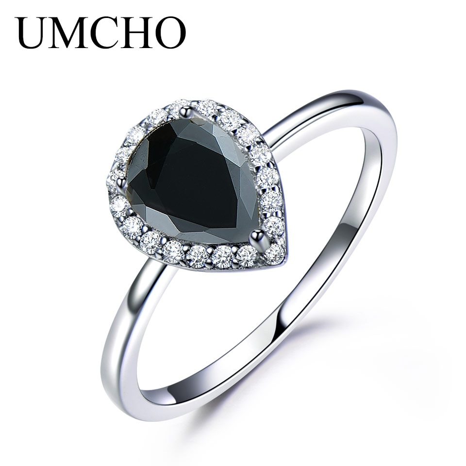 UMCHO Green Emerald Gemstone Rings for Women Halo Engagement Wedding Promise Rin
