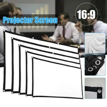 Portable Foldable Projector Screen 16:9 HD Outdoor Home Cinema Theater 3... - $19.78+
