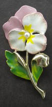 Gerry&#39;s Pansy Pin Vintage Brooch - £10.01 GBP