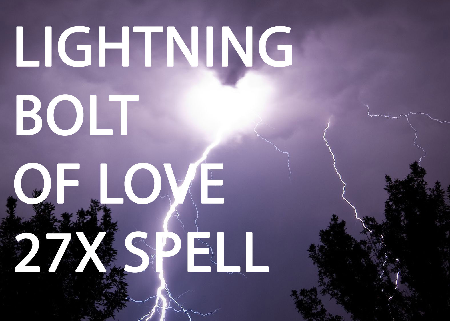 HAUNTED 27X FULL COVEN LIGHTNING BOLT OF LOVE QUICK EFFECTS LOVE HIGH MAGICK