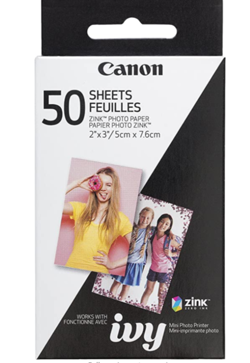 Primary image for Canon ZINK Photo Paper Pack, 50 Sheets
