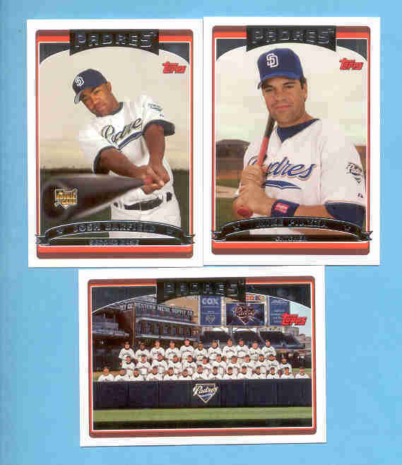 2006 Topps San Diego Padres Baseball Team Set - $4.99