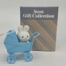 Vintage Avon Spring Bunny Collection Ornament - &quot;Bunny in Baby Carriage&quot;... - $5.00