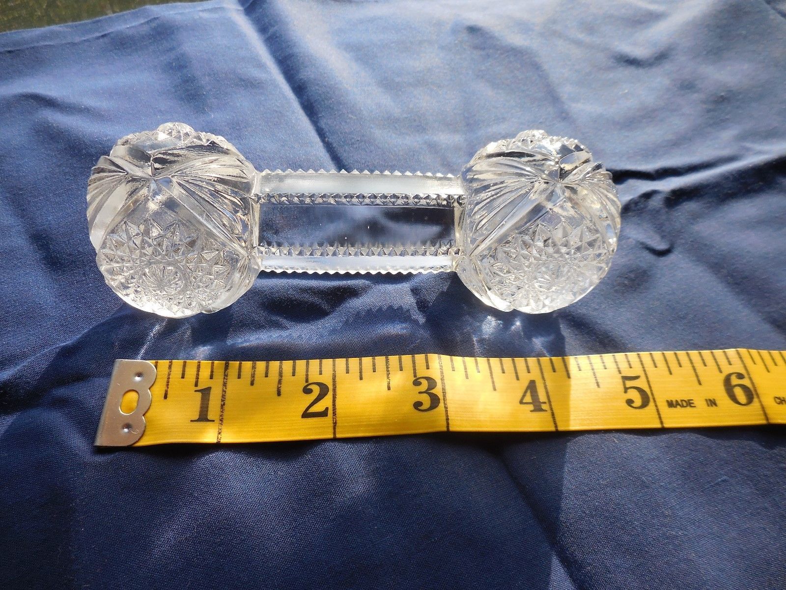 Vintage Cut Crystal Baby Rattle Knife Rest and 50 similar items