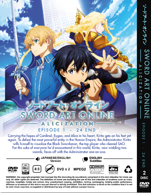 Dvd Sword Art Online Season 3 Complete Box Set English Version And Subtitle Dvds And Blu Ray Discs 8963