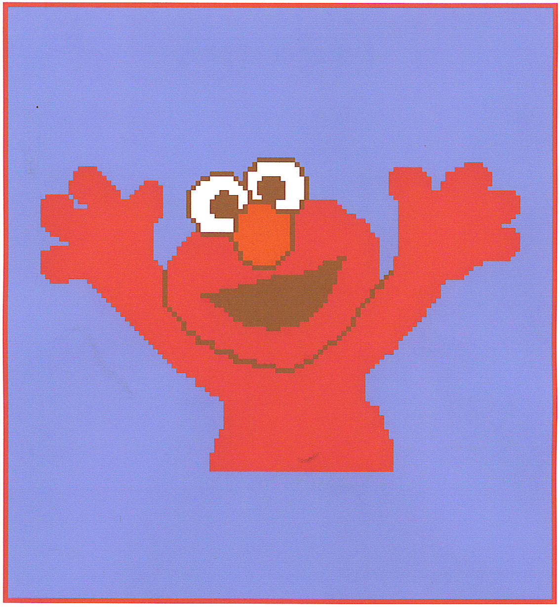 Elmo Crochet Graph Afghan Pattern PatternsContemporary