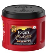 FOLGERS BLACK SILK DARK ROAST GROUND COFFEE 24.2OZ - $16.52