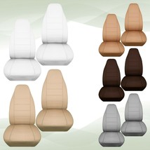 Front set Car seat covers Fits Chevy S10 trucks 94-04 BUCKET SEATS  20 Colors - $68.07