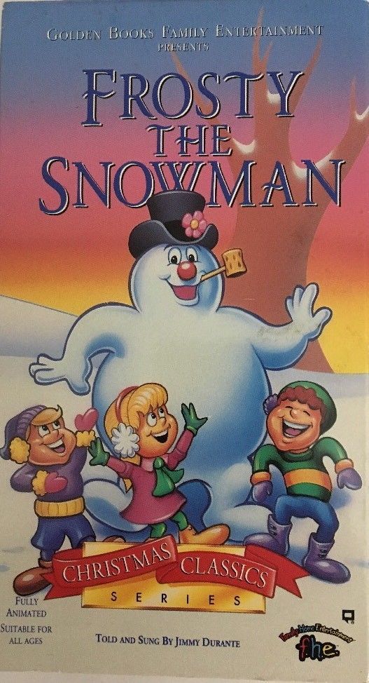 Frosty The Snowmanvhs 1993golden Books Tested Rare Vintage Collectible Ship 24 Vhs Tapes 7509