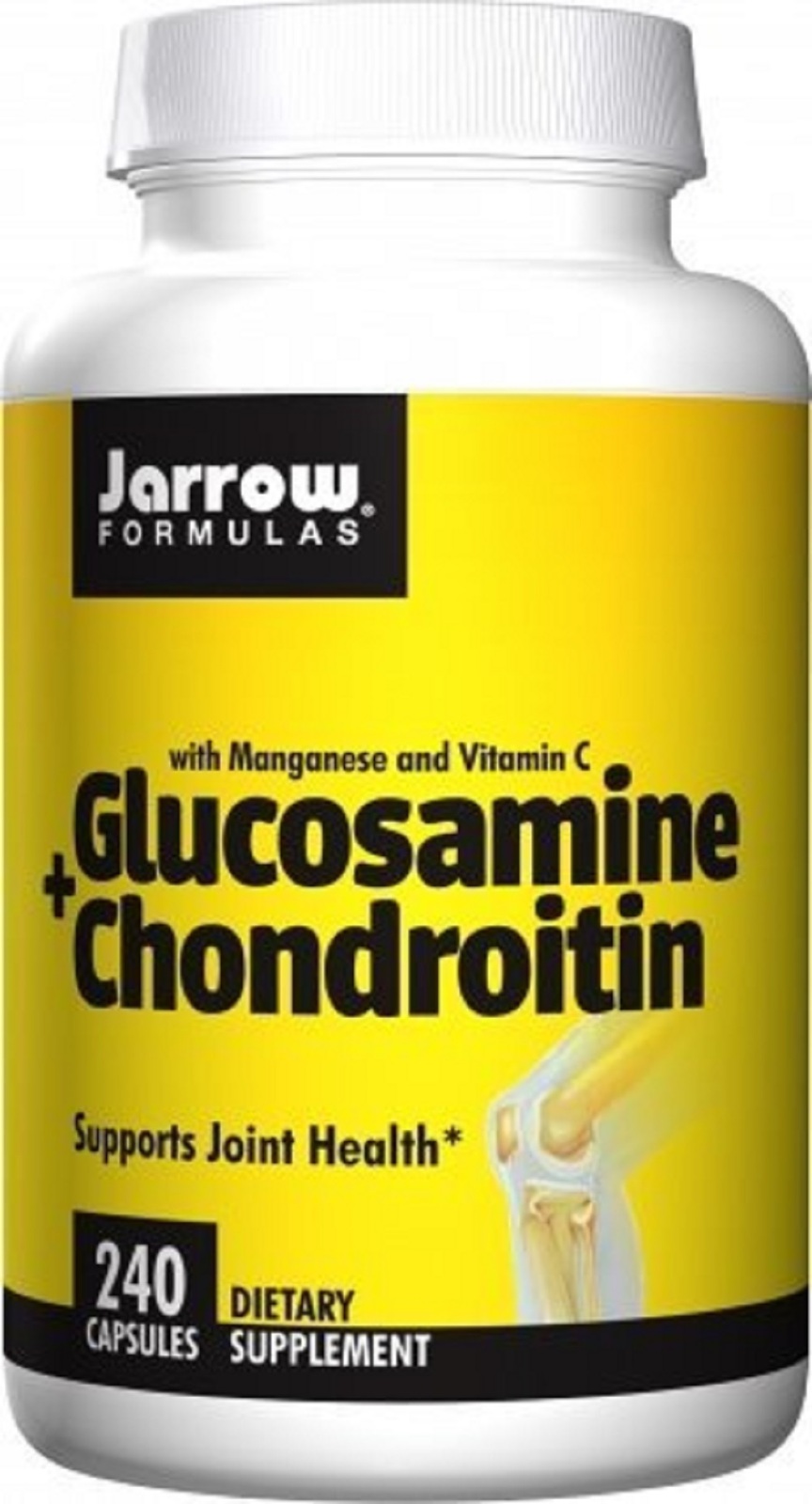 Jarrow Formulas Glucosamine and Chondroitin, Supports Joint Health, 240 Caps