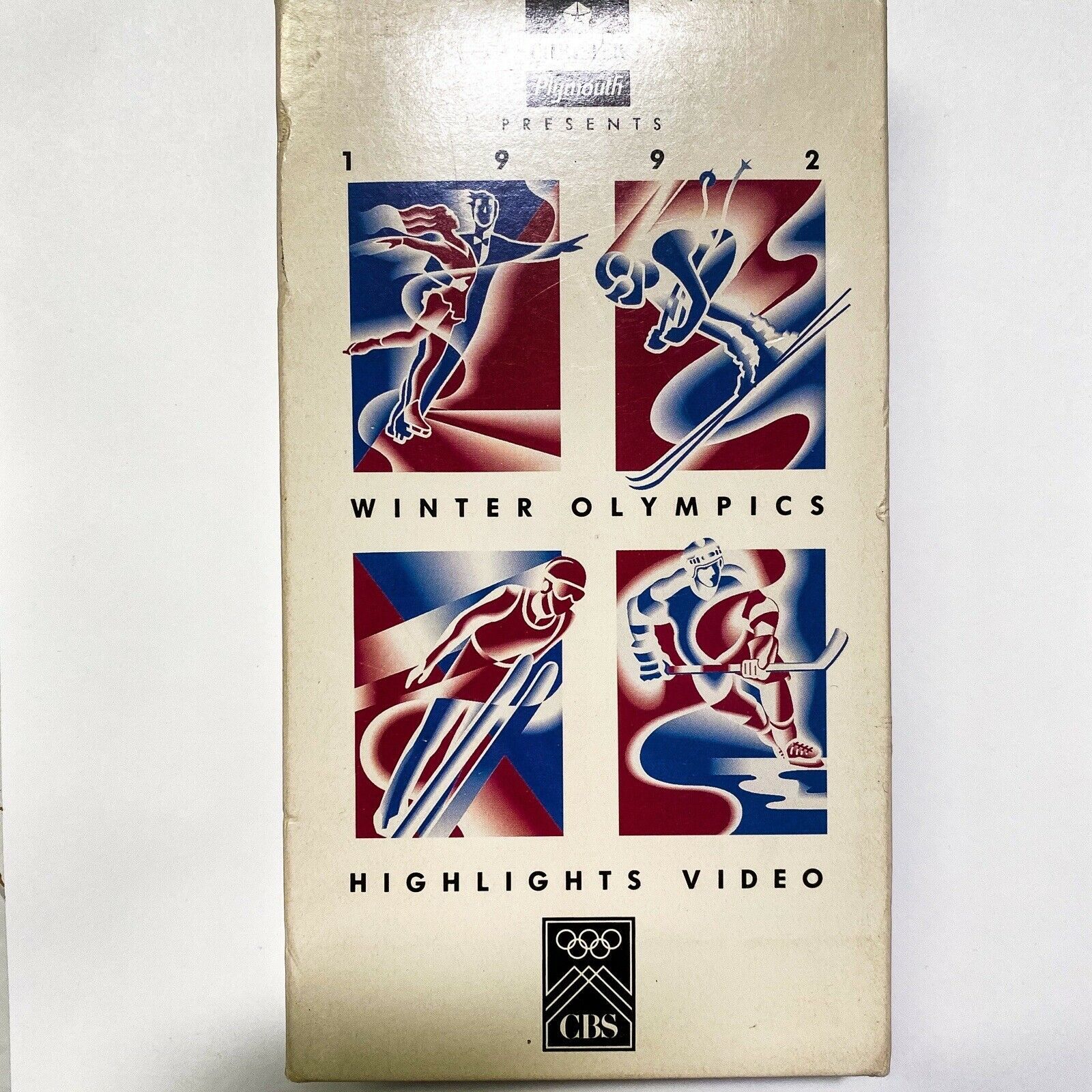 1992 Winter Olympics Highlight Video VHS Chrysler Plymouth Presents