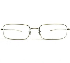 Oliver Peoples OP-657 SD Eyeglasses Frames Gold Rectangular Wire Rim 54-17-135 - $56.09