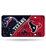 Houston Texans Split Design Metal License Plate - $15.83