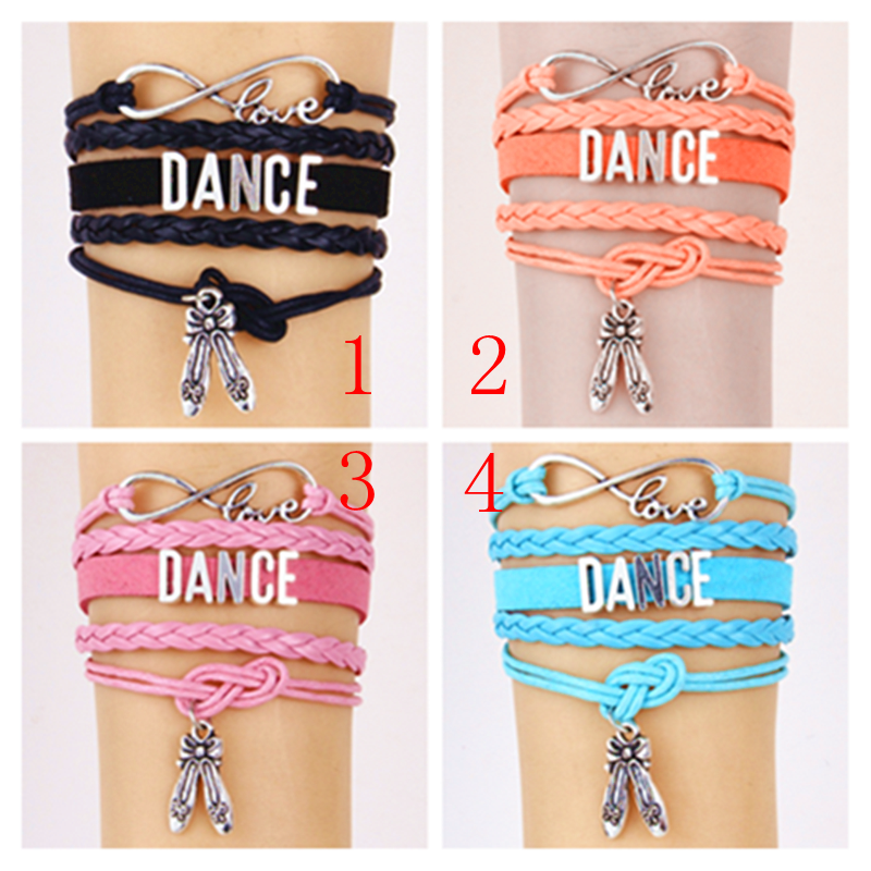 Dance Bracelet Customize Sports dancer shoes bracelet ballerina ballet