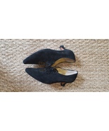 Edwardian Victorian style shoes Louis heel black pump vintage 7.5 - £29.19 GBP