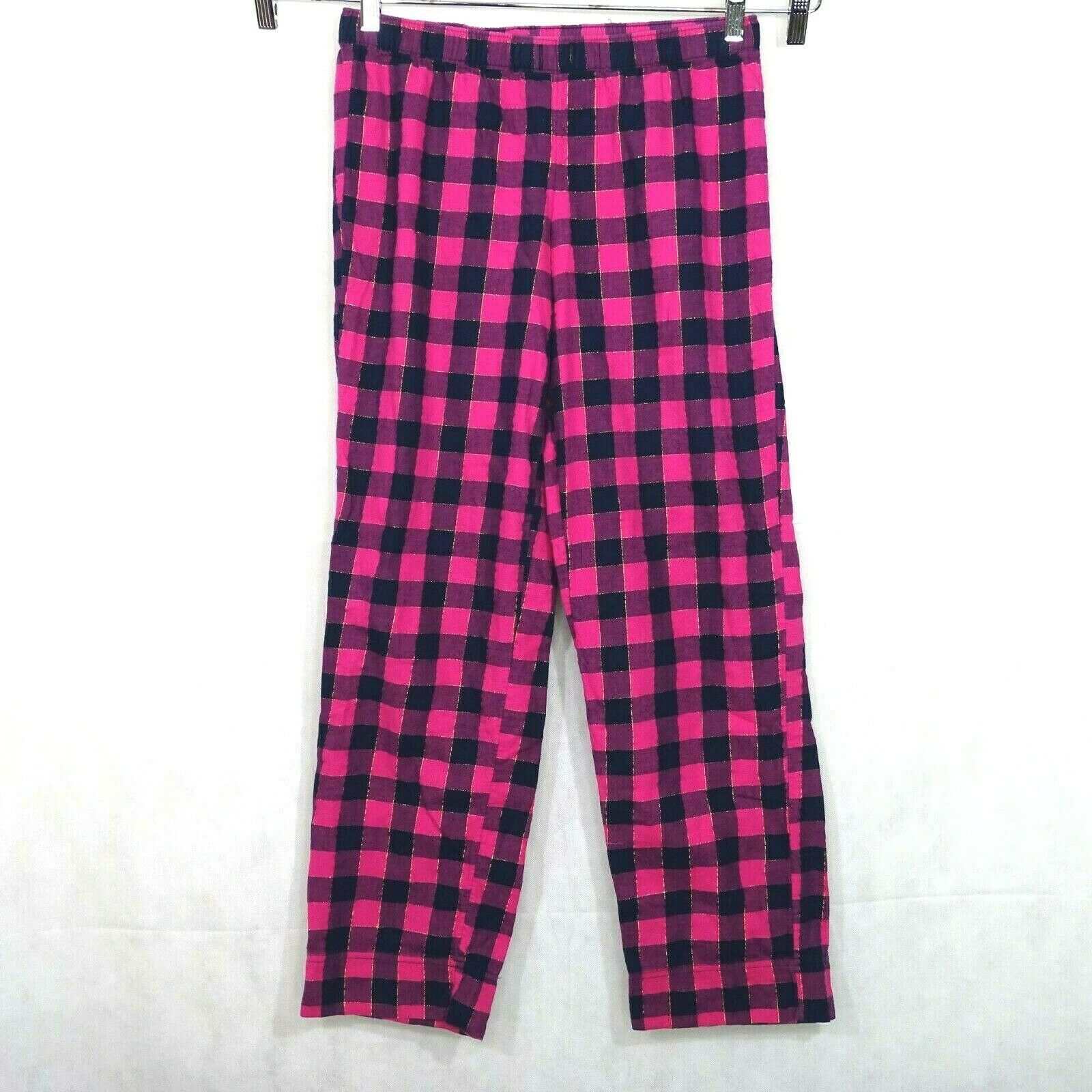 pink flannel pajama pants