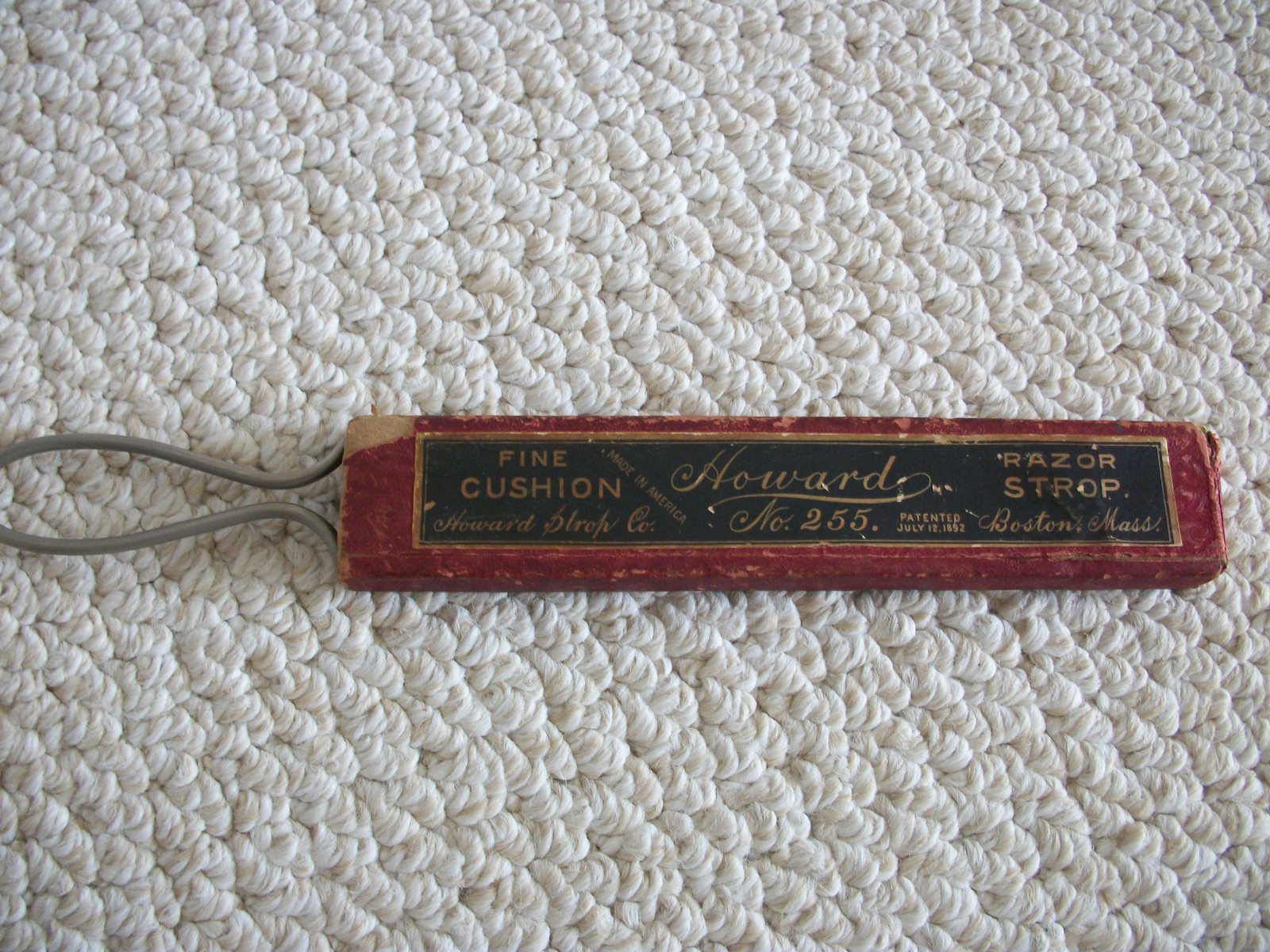 Vintage Howard Razor Strop No. 255 (0424) Strops, Sharpeners