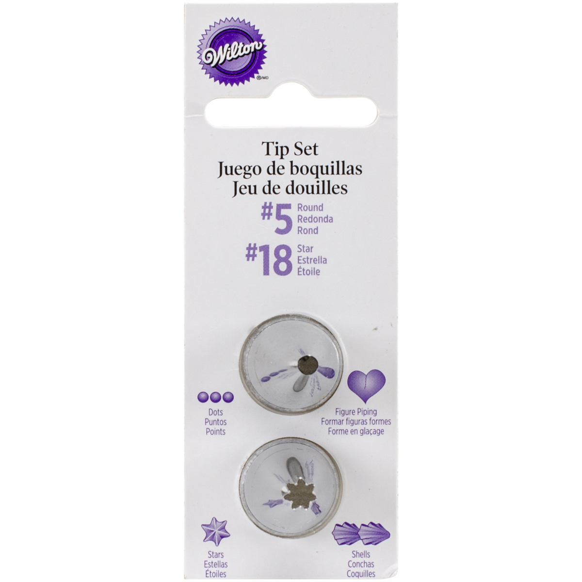 Primary image for Decorating Tip Set -#5 Round & #18 Star