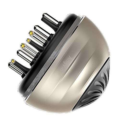 AngVin Liquid Dispensing Hair Brush for Hair Growth Treatments and
