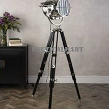 Designer Floor Lamp comes with Black Color Wooden Tripod Lamp By Nauticalmart