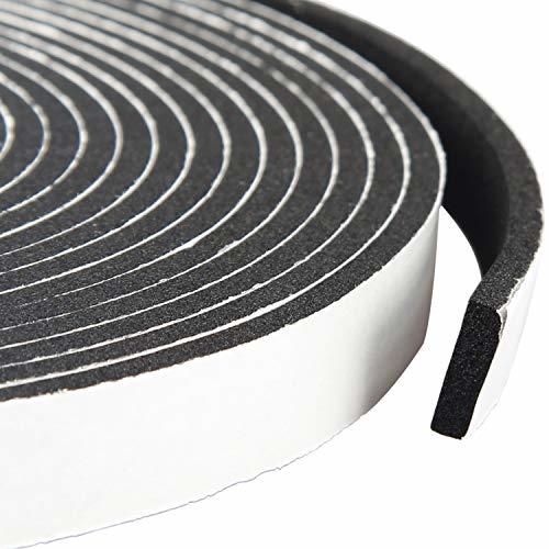 Adhesive Foam Tape 1/2 Inch Wide X 1/8 Inch Thick, Insulation