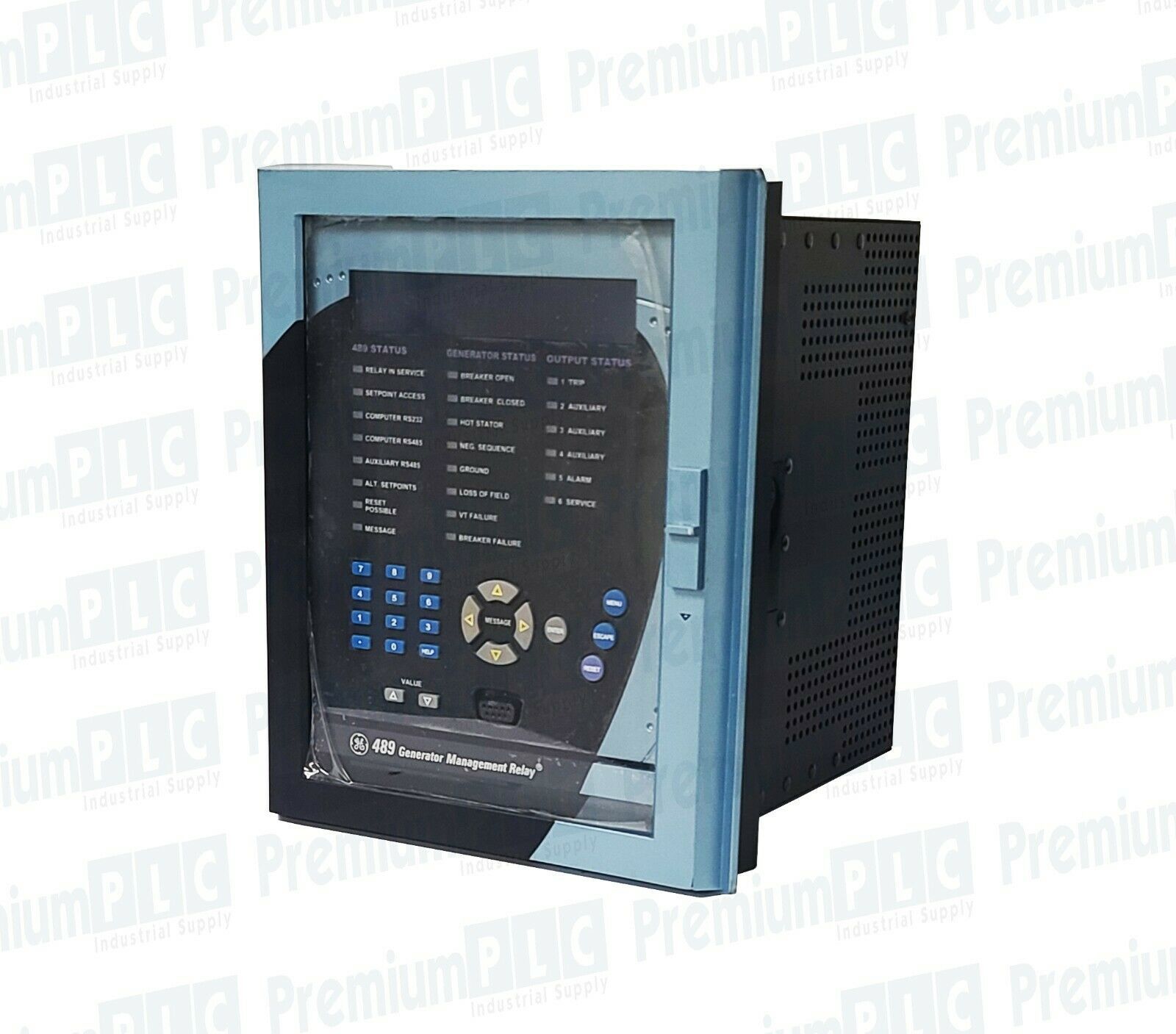 GE MULTILIN 489P1HIA20E SR489 MOTOR MANAGEMENT RELAY W/ SR489CASE