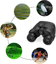 12X25 Compact Binoculars with Clear Low Light Vision, Large Eyepiece Waterproof image 6