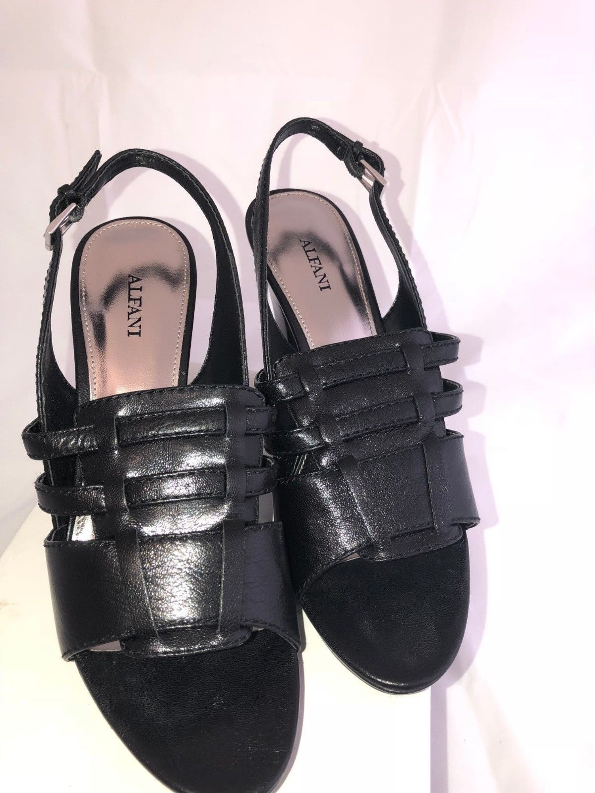 alfani black heels