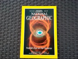 National Geographic April 1997,  Hubble&#39;s Eye, Nat Geo Magazine Back Issue - $7.00