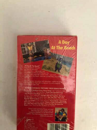 Barney-A Day at the Beach(VHS 1988)Sandy Duncan-SUPER RARE ...