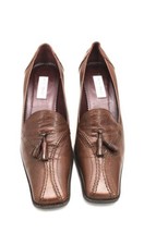 Bruno Magli Shoes Womens Leather Tassle Pumps Brown 39 9 M Heels  - $60.86