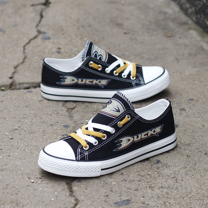 Anaheim Ducks NHL Hockey Team Limited Edition Canvas Shoes