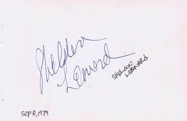 Carlos Palomino & Sheldon Leonard Dual Signed Album Page RR LOA image 1