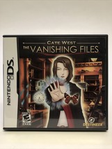Nintendo DS Cate West The Vanishing Files CASE AND MANUAL INCLUDED - $8.69