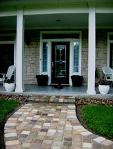 10 Concrete Molds 9x9x1.5 Make Garden Cobblestone Pavers Floor Wall Tiles Patio image 5