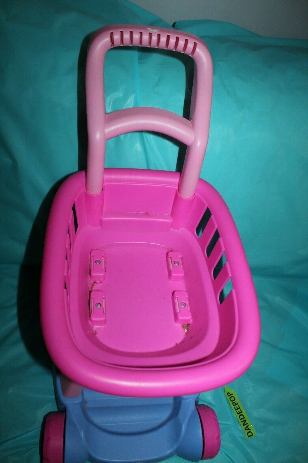 Fisher Price 2004 Mattel L6487 Toy Pretend Play Pink Shopping Cart - Other