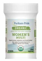 Puritan's Pride Organic Organic Women's Multi with Zinc-30 Tablets - $43.68