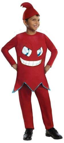 Disguise - Boys pacman blinky red shirt, pants & hat 3 pchalloween costume-size 8/10
