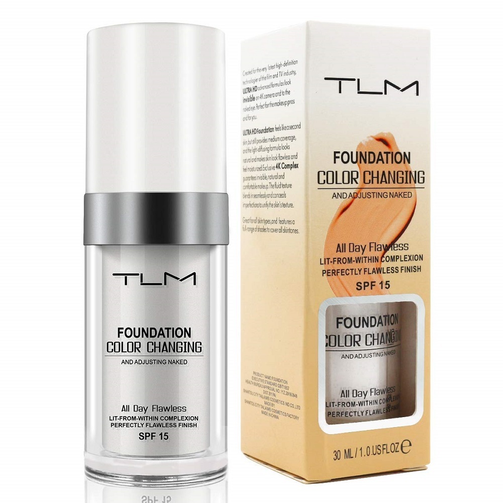 TLM Flawless Colour Foundation Makeup, Warm Skin Tone, Cosmetics for Women