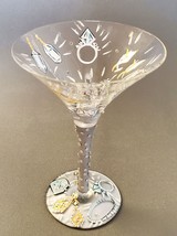 Lolita Martini Glass Lolita Girls Best Friend 7 oz Hand Painted Diamond ... - $14.85