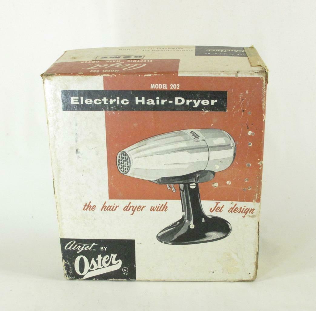 1949 Oster Airjet Hair Dryer Mod 202 Hairdryer Working Vintage Retro w ...